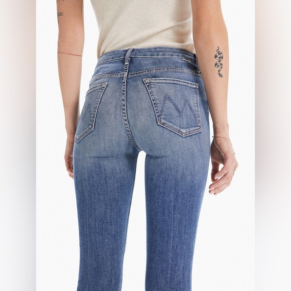 BNWT — MOTHER High Waisted Looker Ankle Fray — Size 28 - Picture 3 of 7